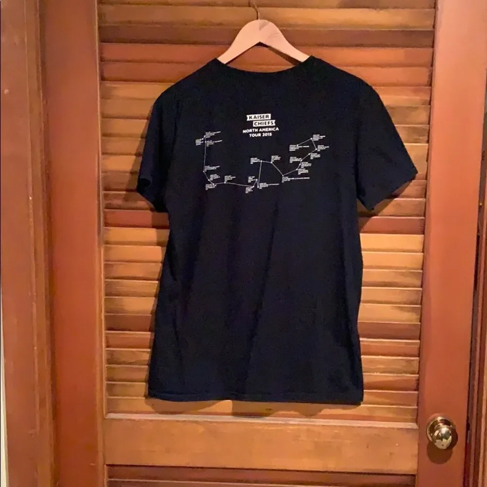 Kaiser Chiefs Tour T shirt 2015 size Large - Picture 3 of 5